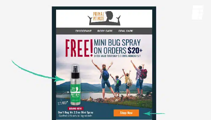 show an offer