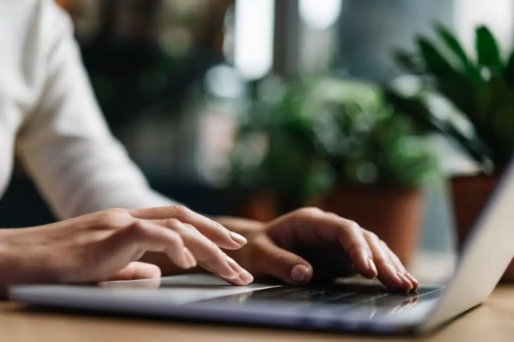 A patient searching online for their symptoms.