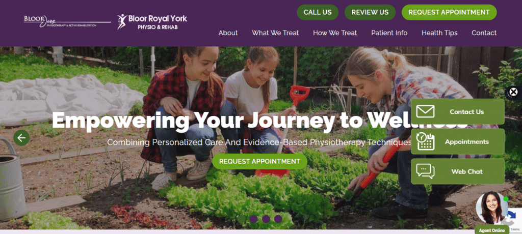 Bloor Jane Physiotherapy & Active Rehabilitation Homepage
