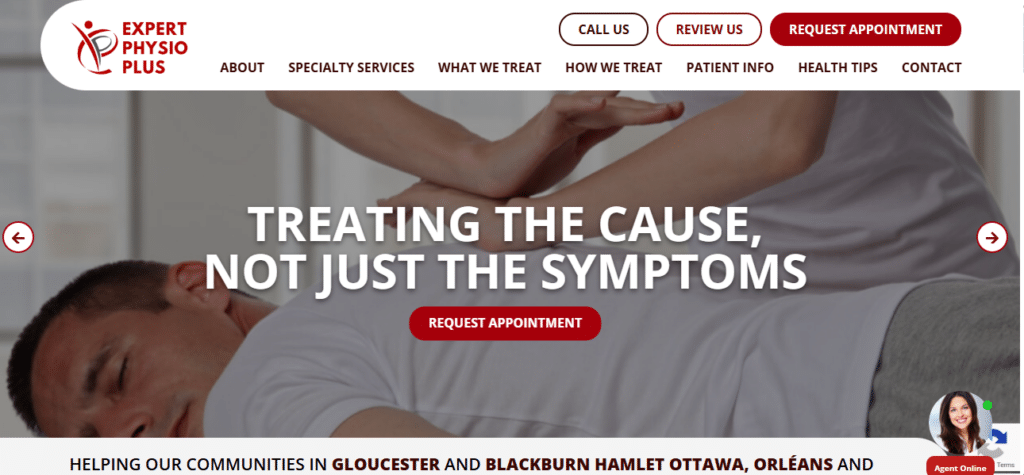 Expert Physio Plus Physiotherapy Homepage