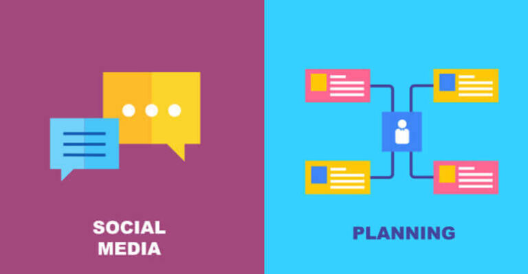 planning social media post