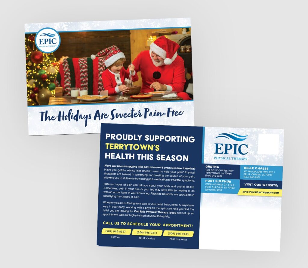 Holiday PT postcards