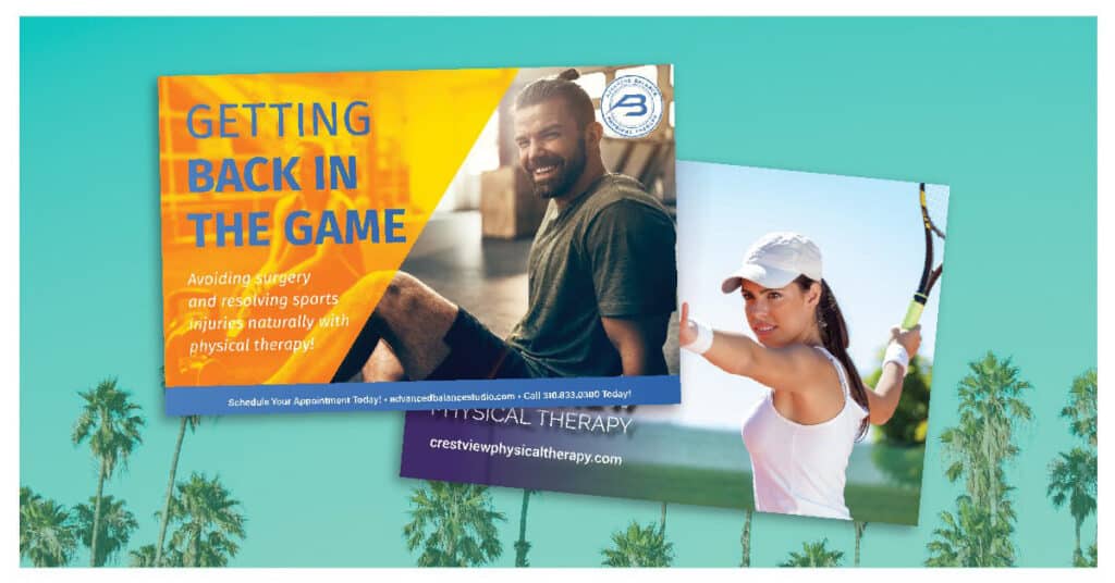 summer postcards for physical therapy