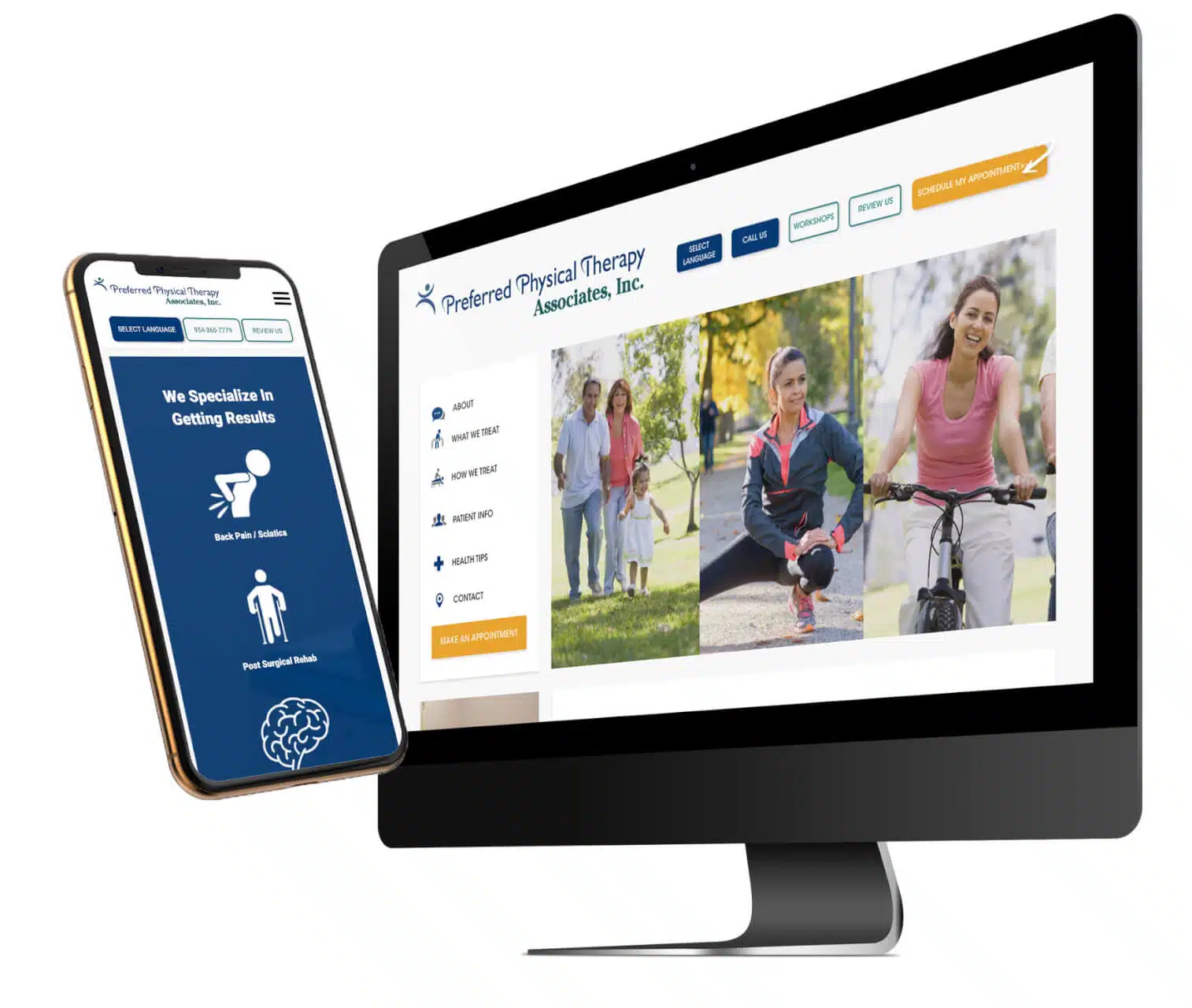 Preferred Physical Therapy New Website