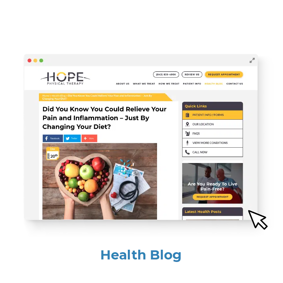 Health Blog - Hope Physical Therapy