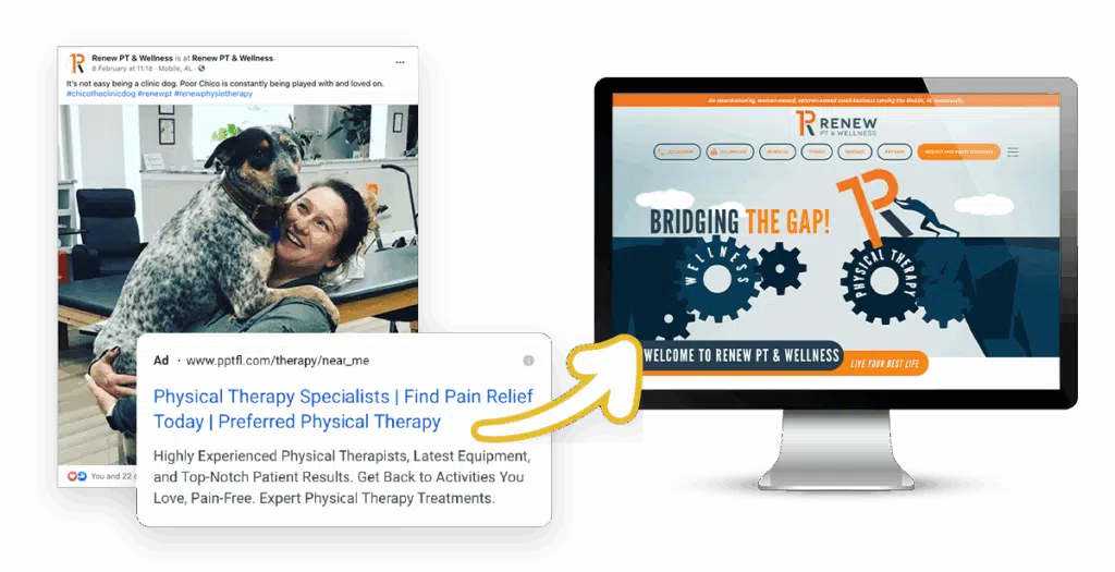 Social Media Google Ads PT Website