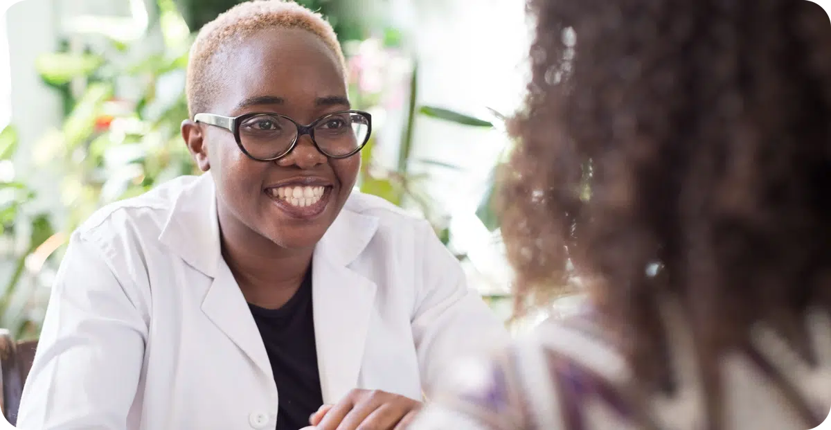 Black PT Owner With Patient