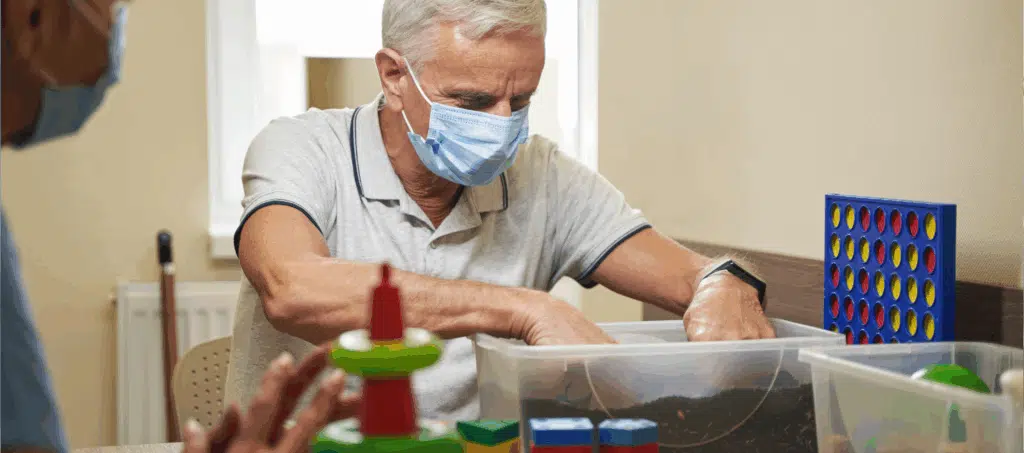 OT Patient Doing a Task