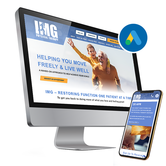 IMG physical therapy website and blog article