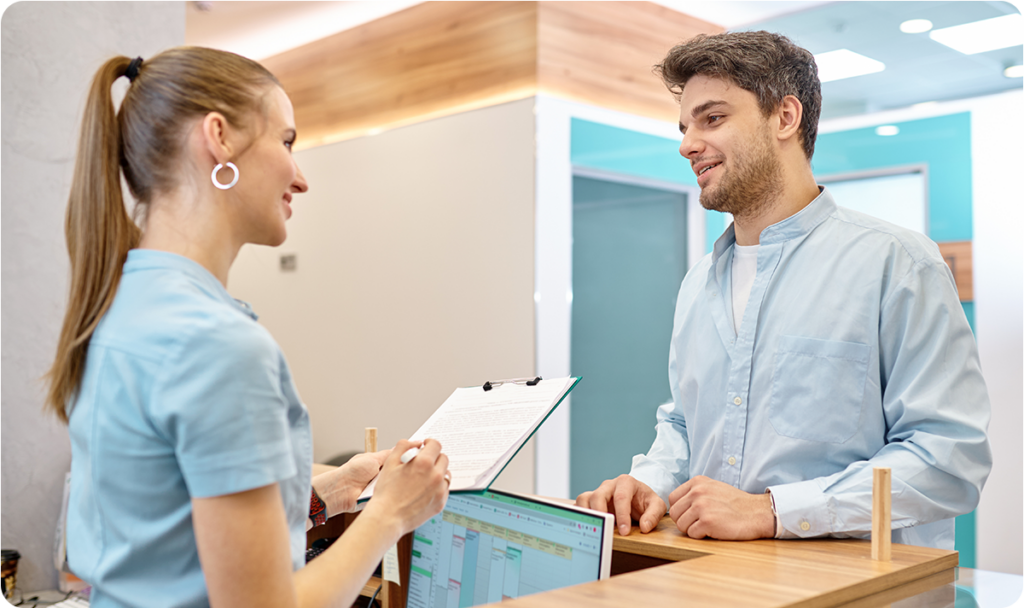 control your physical therapists' schedules with your front desk