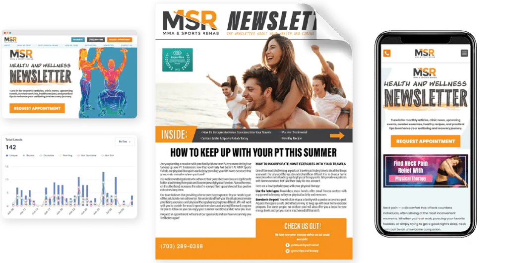 A Practice Promotions Newsletter example