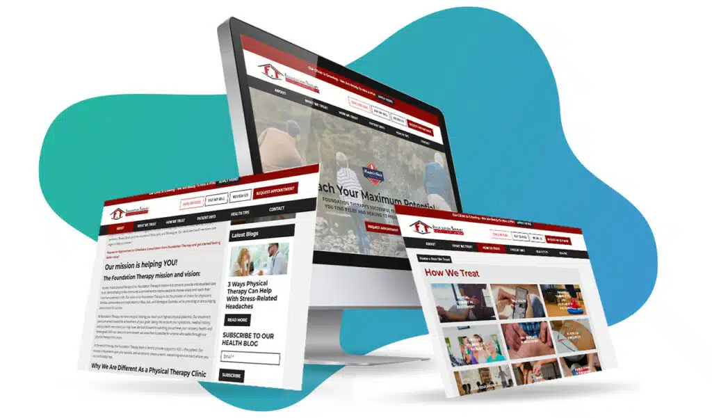 physical therapy website design