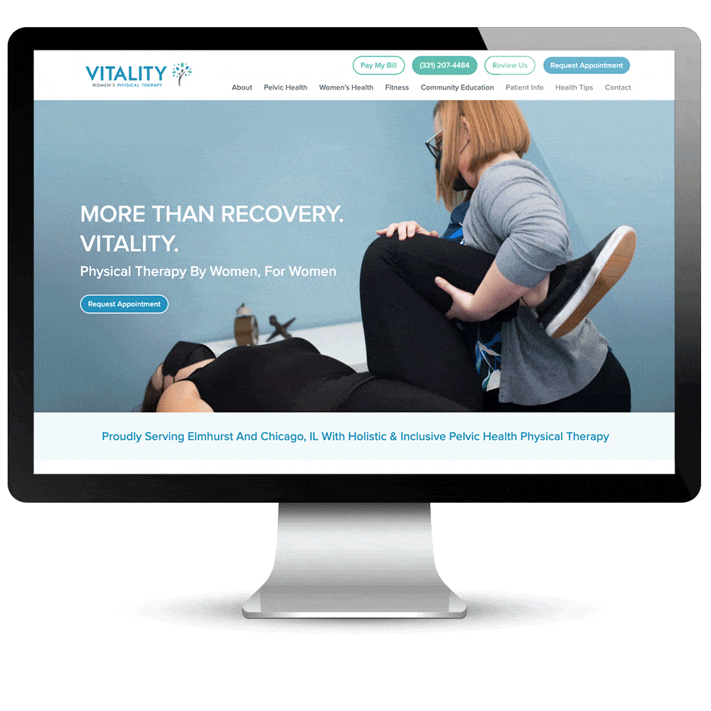 Vitality Women's Physical Therapy. Women's Pelvic Health Website. PT Website.