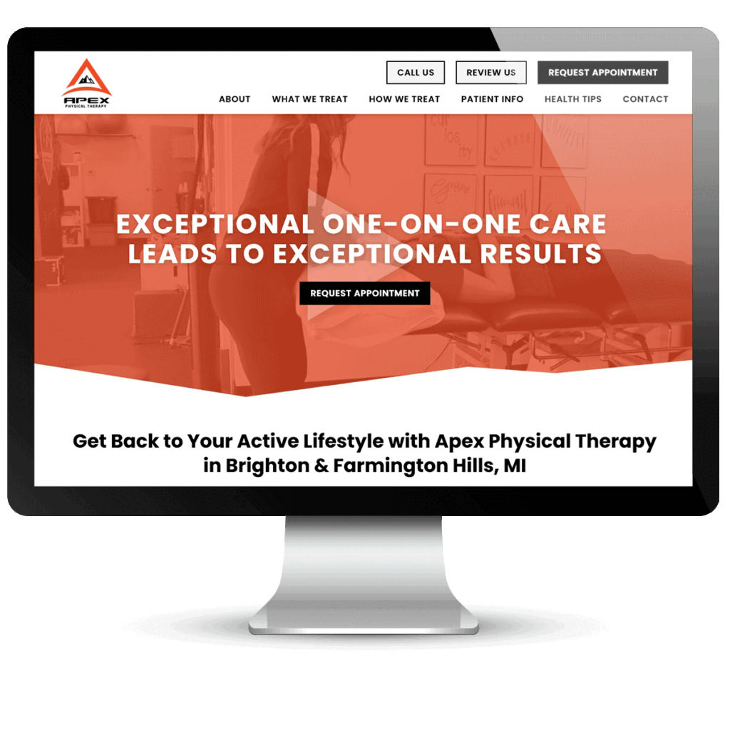 APEX Physical Therapy PT Website