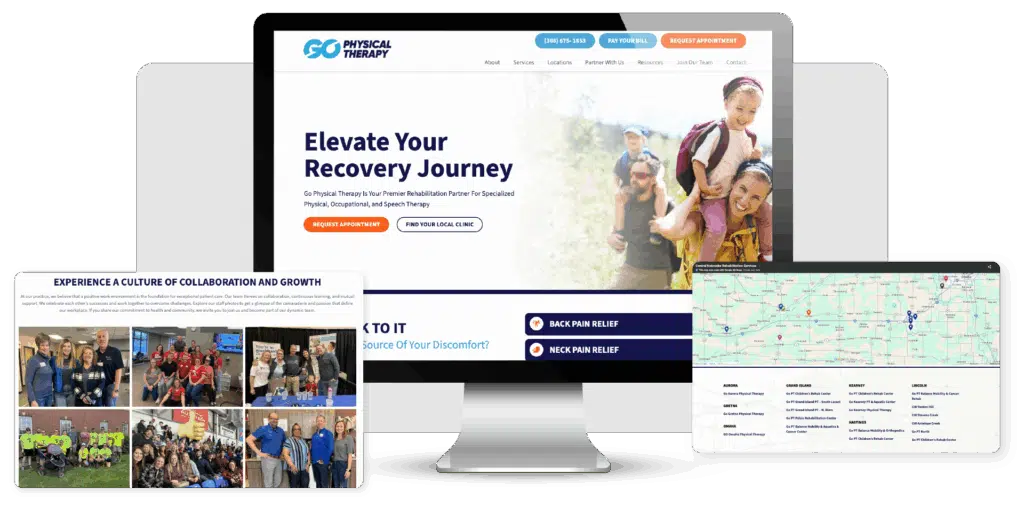 GO Physical Therapy. 19-location multi-location PT clinic.