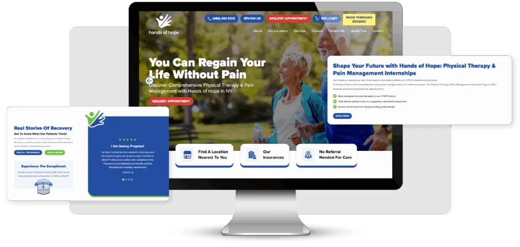 Hands of Hope Physical Therapy. 17-location multi-location PT clinic.