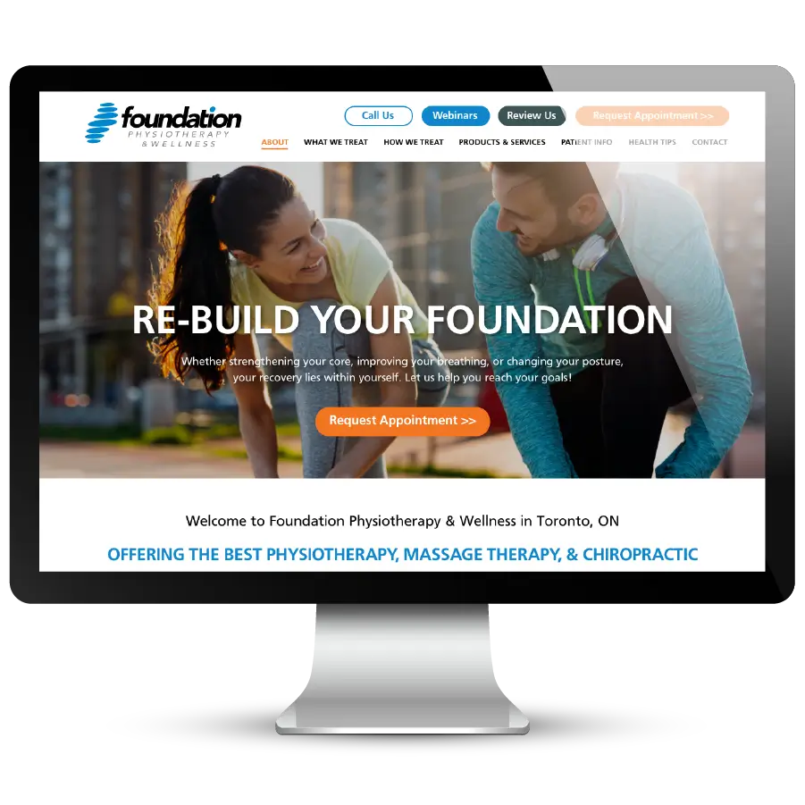 Foundation Physiotherapy Website Graphic