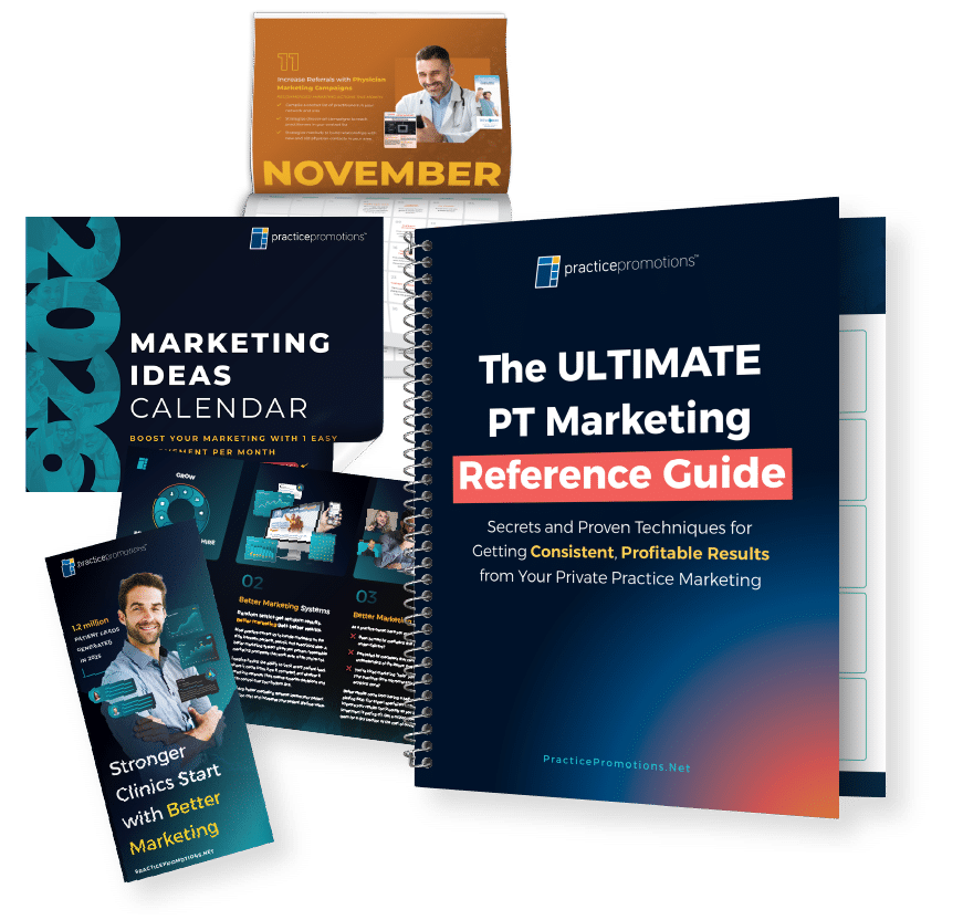 PT marketing sample kit materials