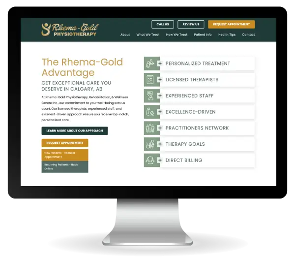 Rhema—Gold-physiotherapy-marketing-website-practice-promotions