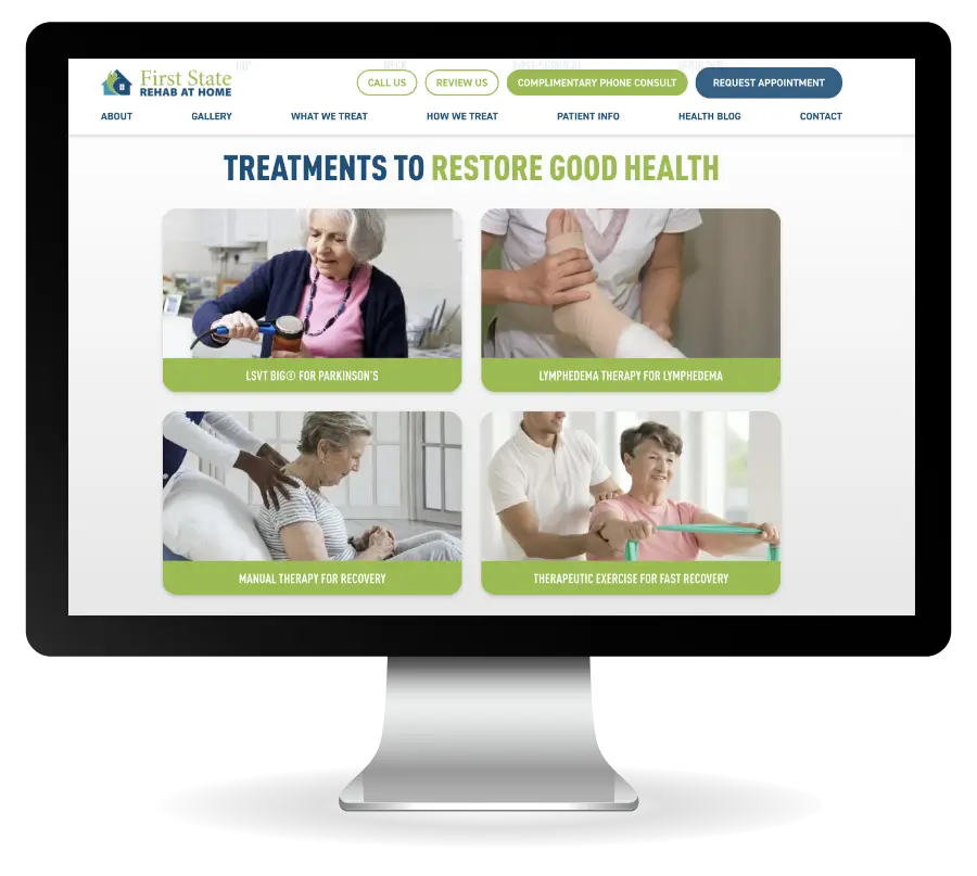 first-state-rehab-in-home-physical-therapy-clinic-physical-therapy-marketing-website-practice-promotions