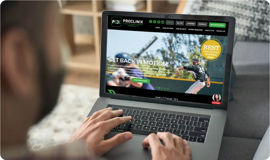 mockup-proclinix-chiro-website