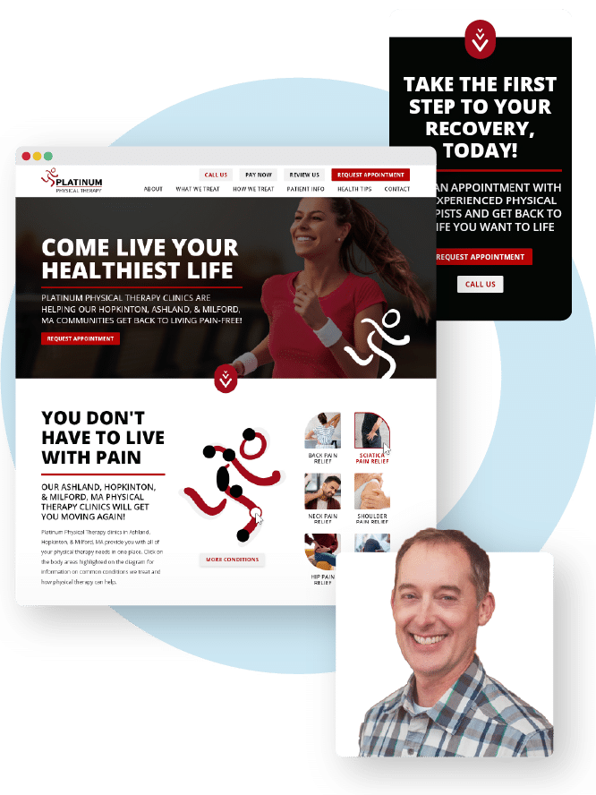 pt owner with web design