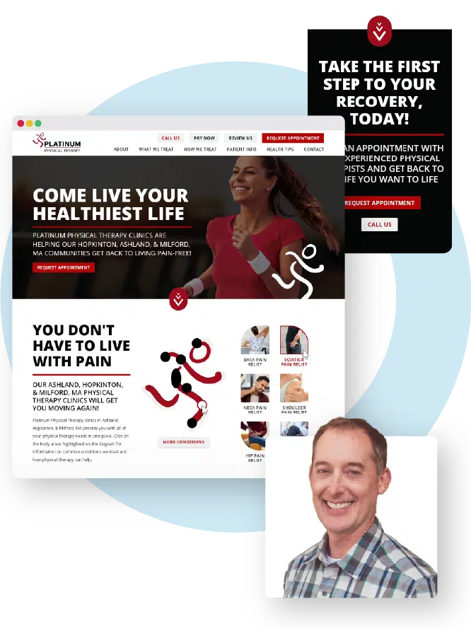 pt owner with web design