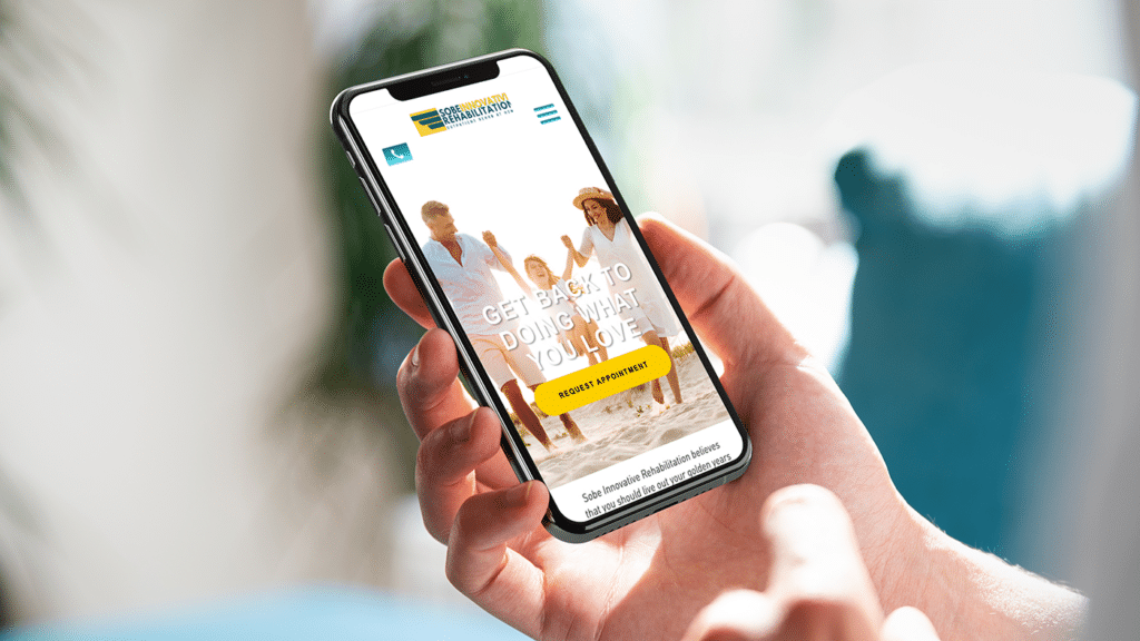 Sobe Rehab mobile website