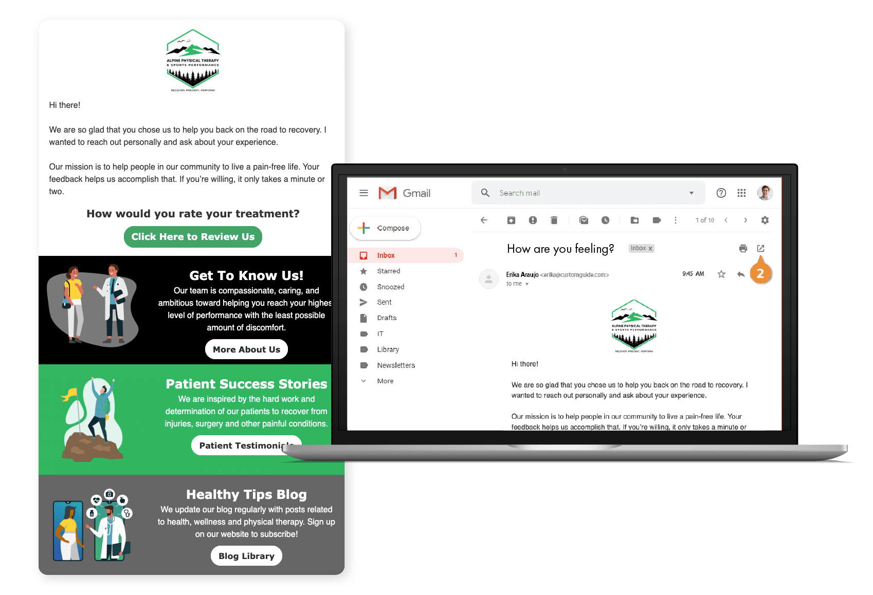 Alpine Patient Email Design