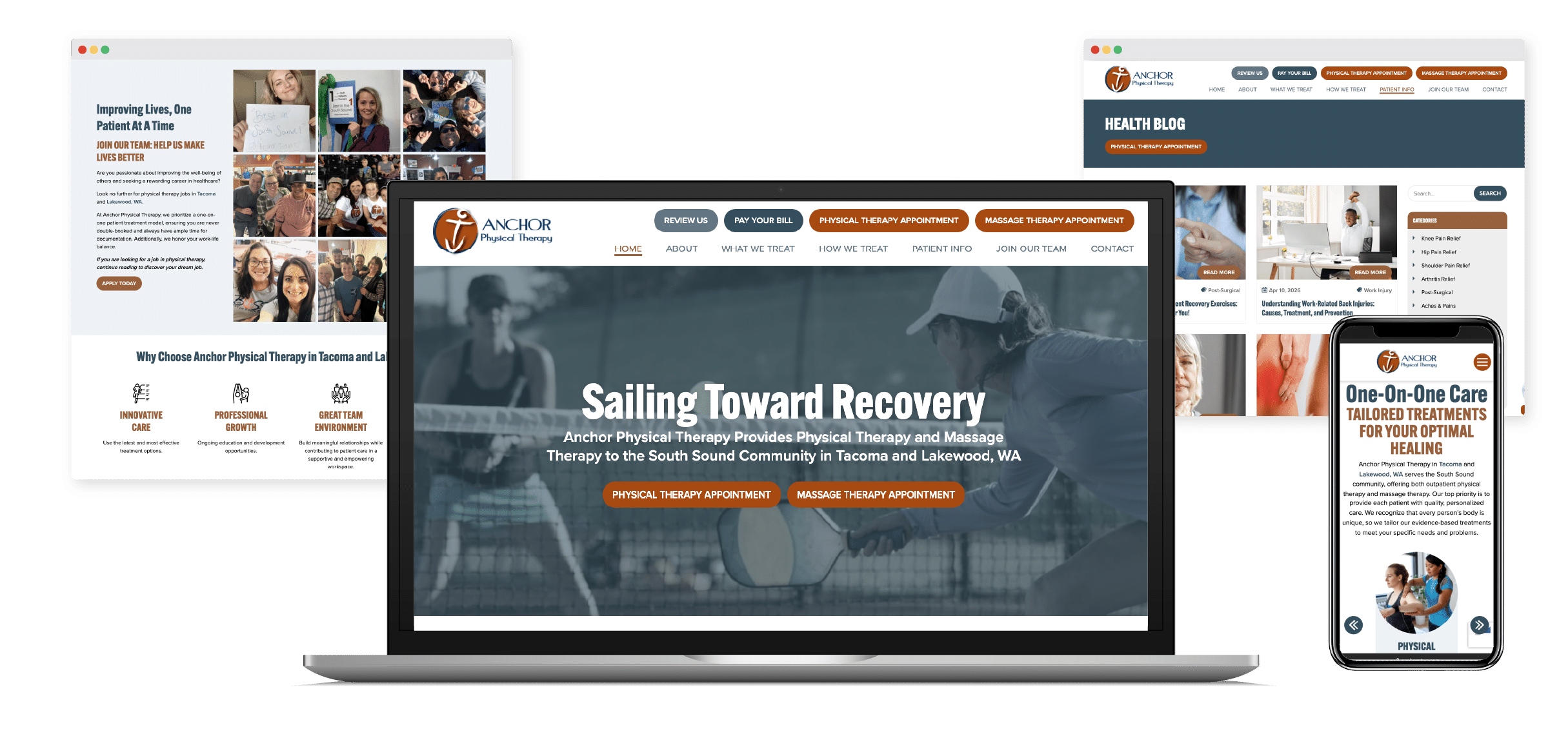 Anchor Physical Therapy Brand Design