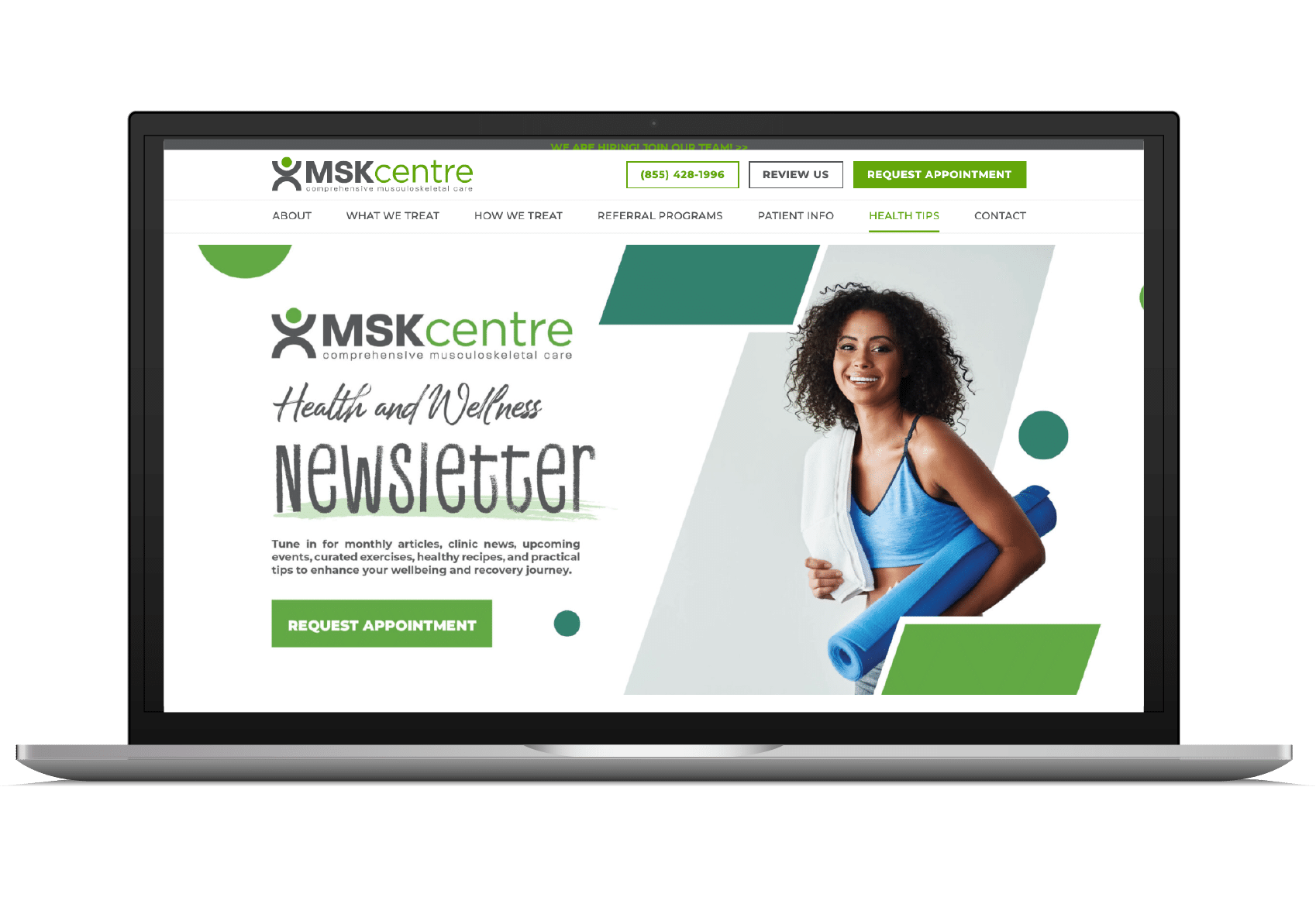 MSK Centre digital newsletter