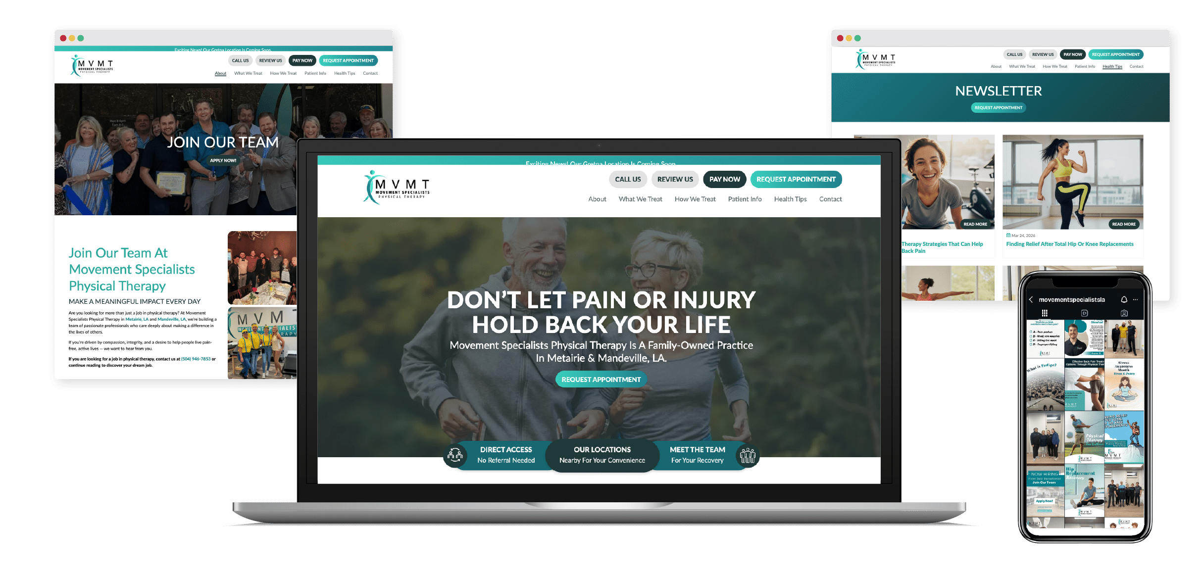 Movement Specialists PT Design Brand