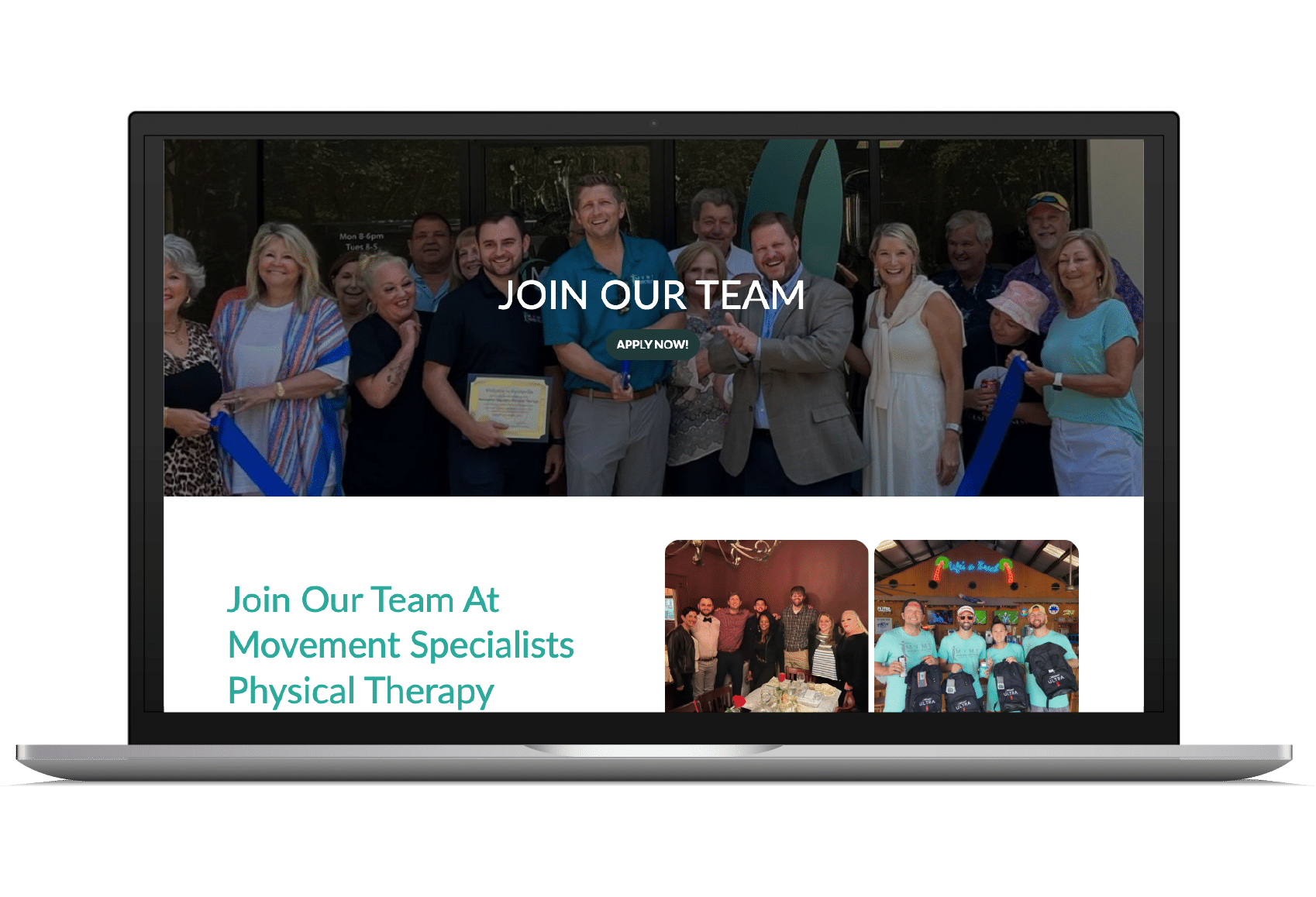 careers page design mockup