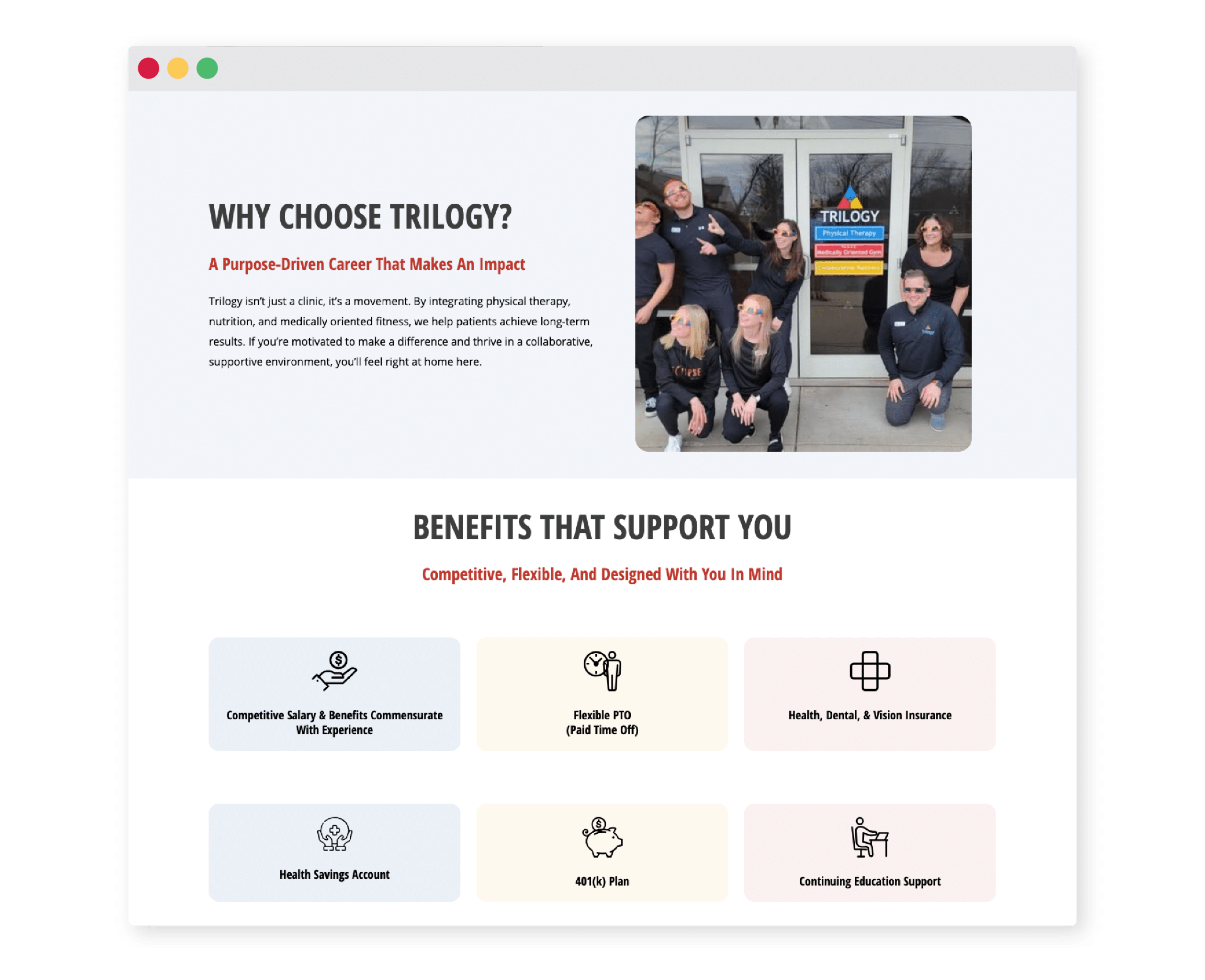 Trilogy Physical Therapy Image