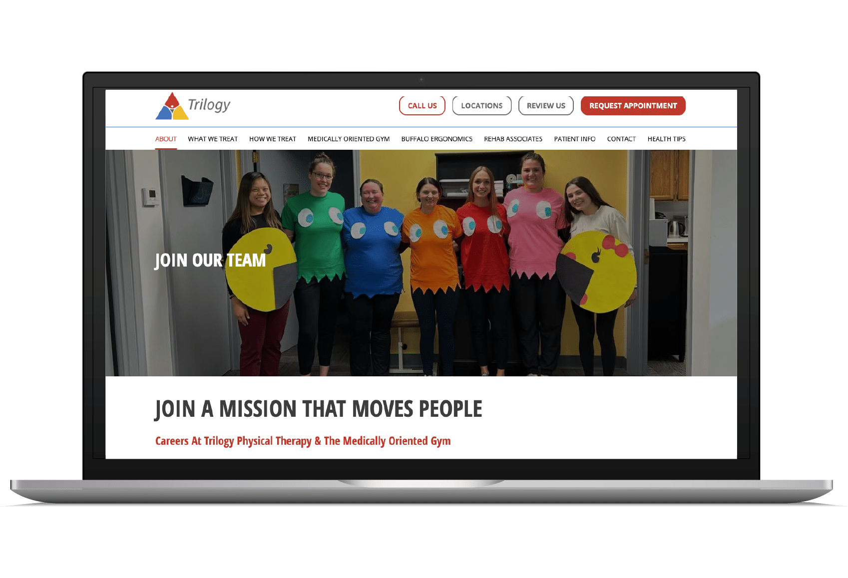 trilogy physical therapy hiring careers page