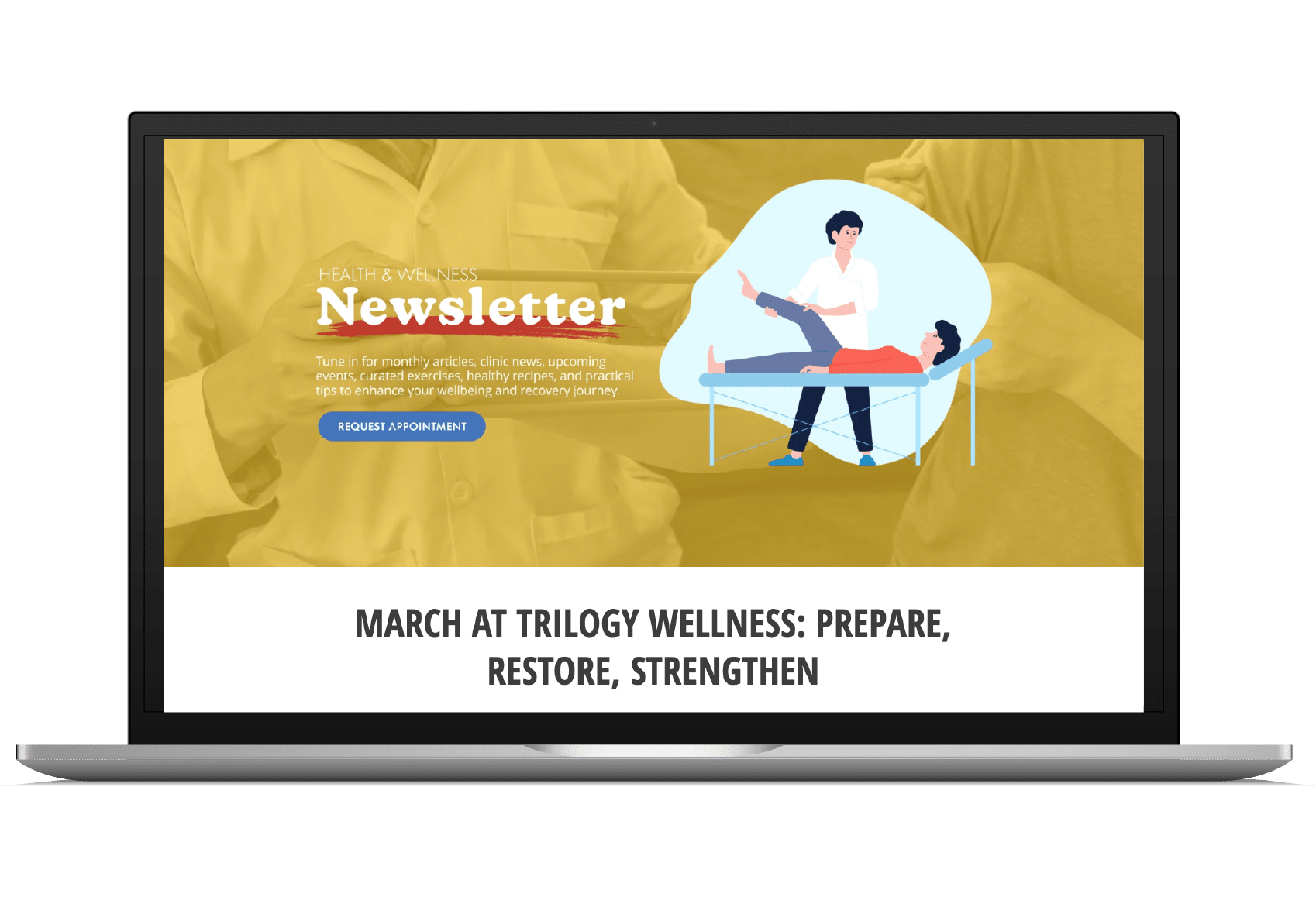 Trilogy Physical Therapy digital newsletter